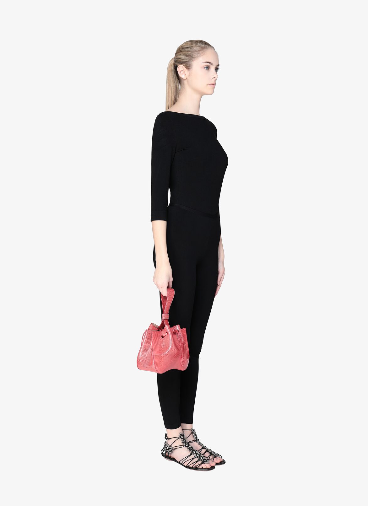 ROSE-MARIE SLEEVELESS VARAN GANSE CLOU PASTEQUE ALAÏA RED  ROSE-MARIE SLEEVELESS VARAN GANSE CLOU PASTEQUE
